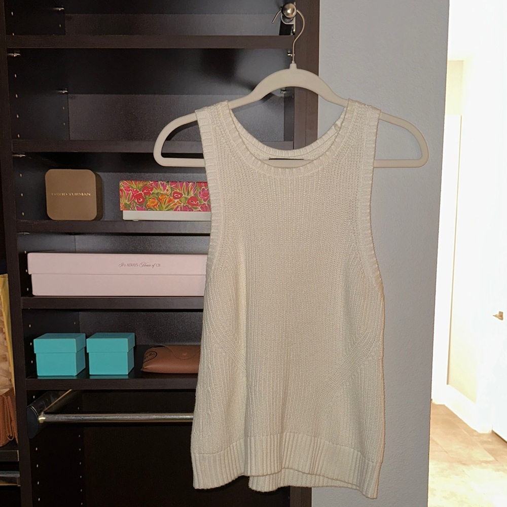 Banana Republic Navy Floral Blouse